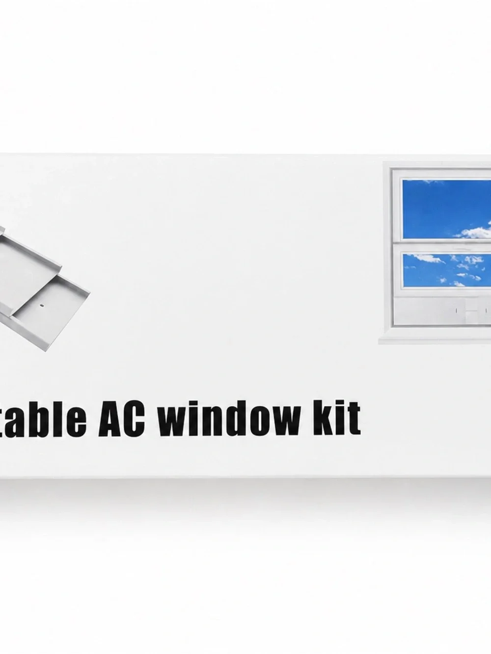 Portable AC Window Vent Kit Adjustable Air Conditioner Exhaust Hose Adapter